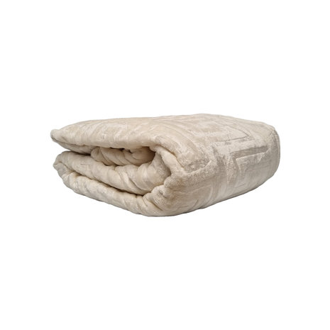 Beau Maison Dubbeldikke Deken | Plaid Ivoorwit Beau Maison Dubbeldikke Deken | Plaid Ivoorwit