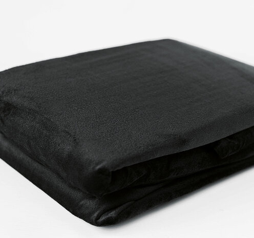 Beau Maison Velvet Duvet Cover Black/Black