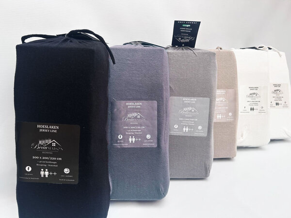 Beau Maison Split Topper Jersey Fitted Sheet Assorti