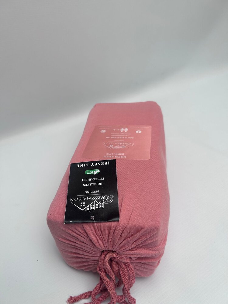 Beau Maison Jersey Fitted Sheet Rose Wood Beau Maison Jersey Fitted Sheet Rose Wood