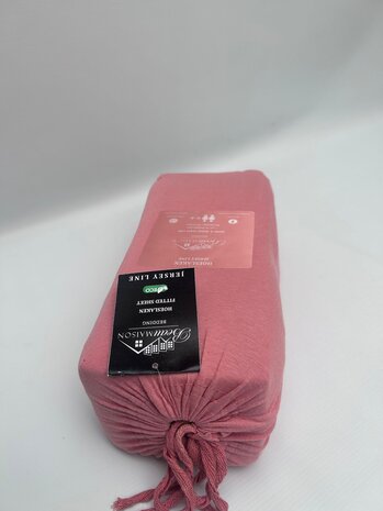 Beau Maison Jersey Hoeslaken Rose Wood