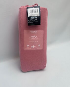 Beau Maison Jersey Fitted Sheet Rose Wood
