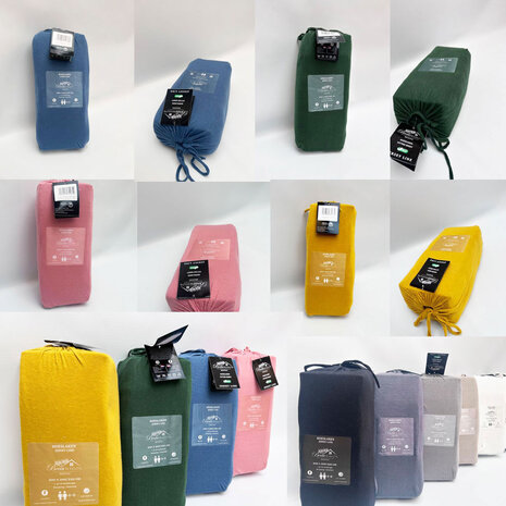 Beau Maison Jersey Spannbettlaken Rosenholz