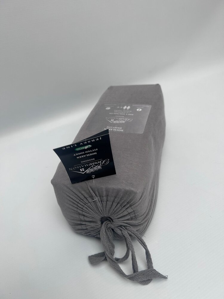 Beau Maison Jersey Fitted Sheet Gray