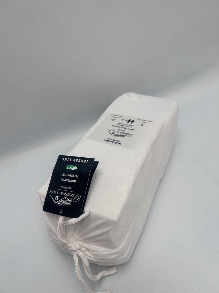 Beau Maison Topper Fitted Sheet Jersey Cream Beau Maison Topper Fitted Sheet Jersey Cream