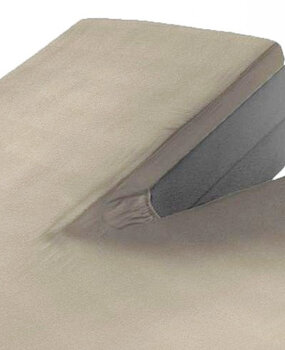 Beau Maison Split Topper Jersey Spannbetttuch Taupe