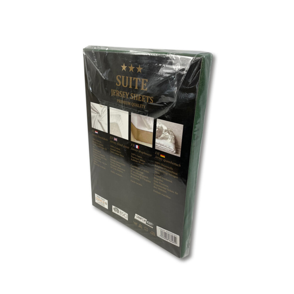 Suite Sheets Jersey-Spannbetttuch Grün SALE Suite Sheets Jersey-Spannbetttuch Grün SALE