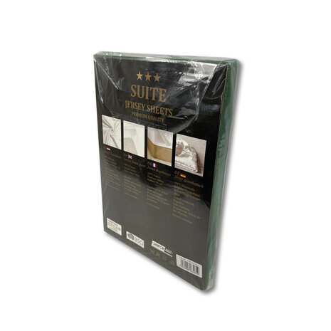 Suite Sheets Jersey-Spannbetttuch Grün SALE Suite Sheets Jersey-Spannbetttuch Grün SALE