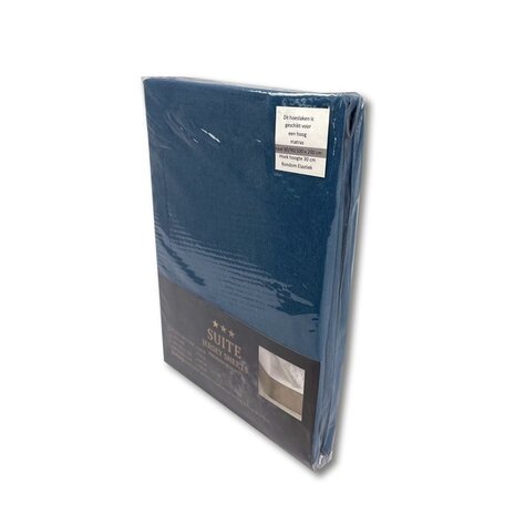 Suite Sheets Jersey Hoeslaken Blauw SALE