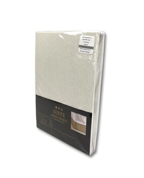 Suite Sheets SALE Jersey-Spannbetttuch Creme