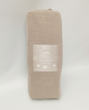 Beau Maison Jersey-Spannbettlaken Taupe