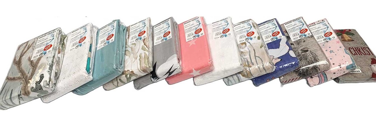 Stock Printed Katoenen Dekbedovertrekken Assorti - Regenerated Cotton Stock Printed Katoenen Dekbedovertrekken Assorti - Regenerated Cotton