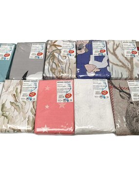 Stock Assorti Katoenen Dekbedovertrekken Printed