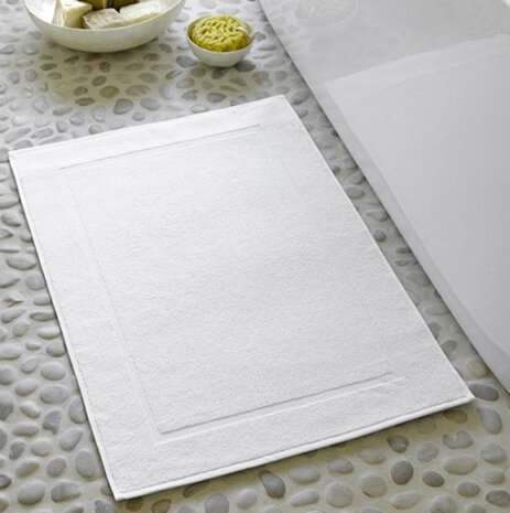 Beau Maison Witte Badmat - 50x70 cm