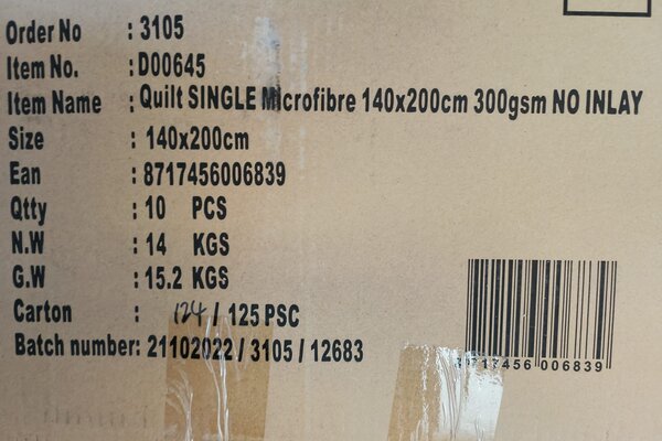 Stock Günstige Bettdecke – Qualität zum kleinen Preis