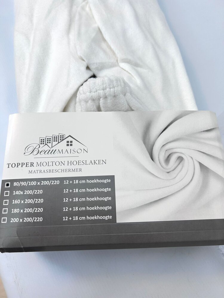 Beau Maison Molton Topper - Molton 80% cotton