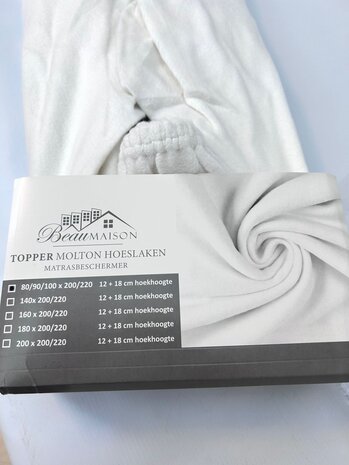 Beau Maison Molton Topper - Molton 80% cotton