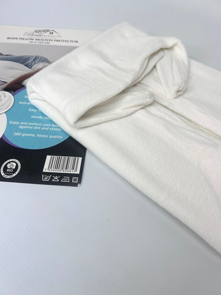 Beau Maison Body Pillow Protector - Molton Body Pillow 40 x 140 cm Beau Maison Body Pillow Protector - Molton Body Pillow 40 x 140 cm