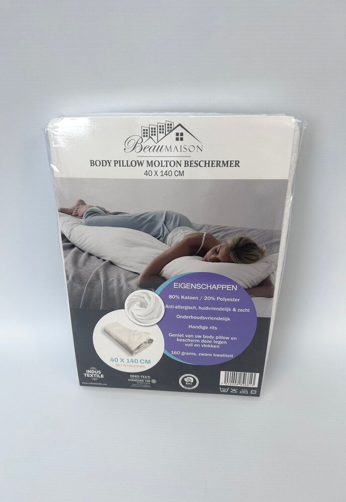 Beau Maison Body Pillow Protector - Molton Body Pillow 40 x 140 cm Beau Maison Body Pillow Protector - Molton Body Pillow 40 x 140 cm