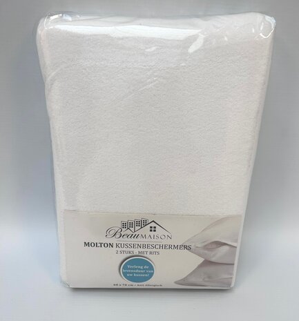 Beau Maison Kissenschoner 2 Stück - Molton-Kissenbezüge 60x70 cm