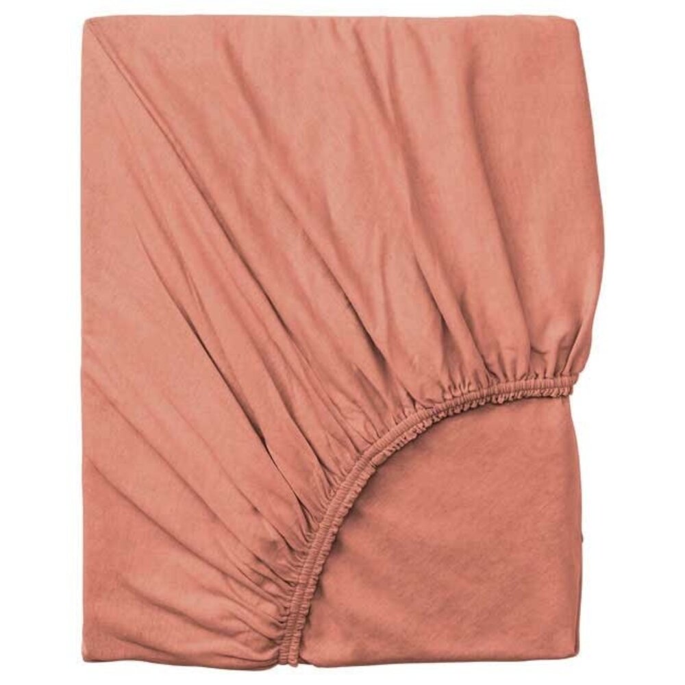 Beau Maison Doppelt gewebtes Jersey-Spannbettlaken mit geteiltem Topper, Nude Pink Beau Maison Doppelt gewebtes Jersey-Spannbettlaken mit geteiltem Topper, Nude Pink