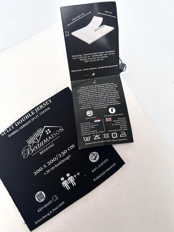 Beau Maison Double Woven Jersey Split Topper Fitted Sheet Nude Pink Beau Maison Double Woven Jersey Split Topper Fitted Sheet Nude Pink