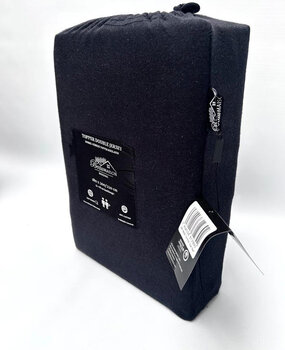 Beau Maison Topper Double Jersey Fitted Sheet Black