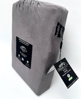 Beau Maison Topper Dubbel Jersey Hoeslaken Antraciet