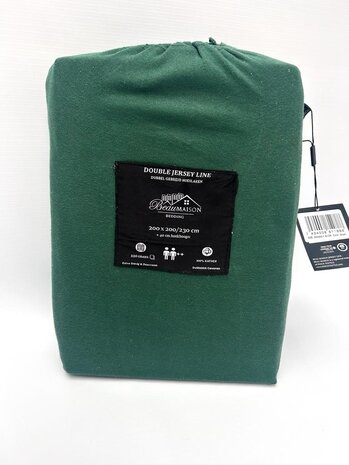 Beau Maison Doppel-Jersey-Spannbetttuch Waldgrün Beau Maison Doppel-Jersey-Spannbetttuch Waldgrün