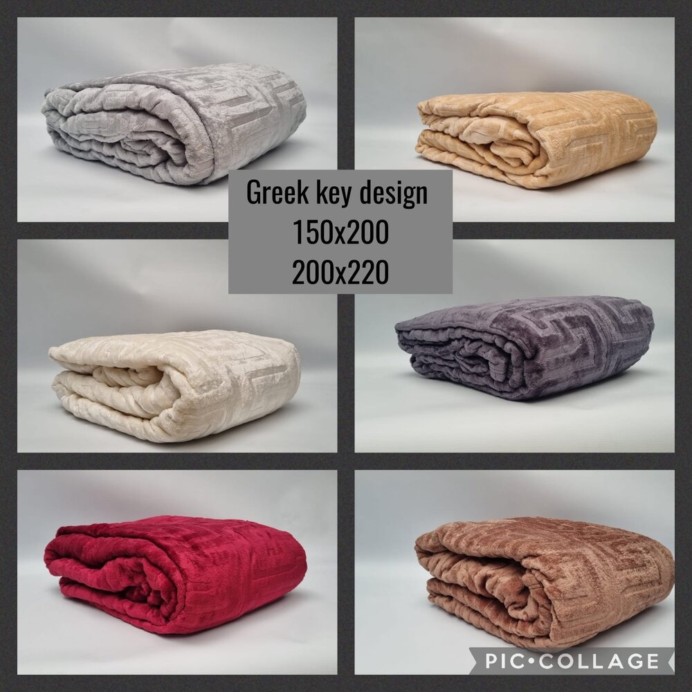 Beau Maison Dubbeldikke Deken | Plaid Antraciet