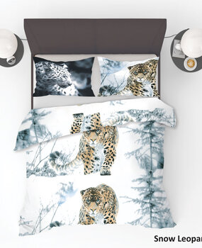 Refined Bedding Bettbezug Schneeleopard