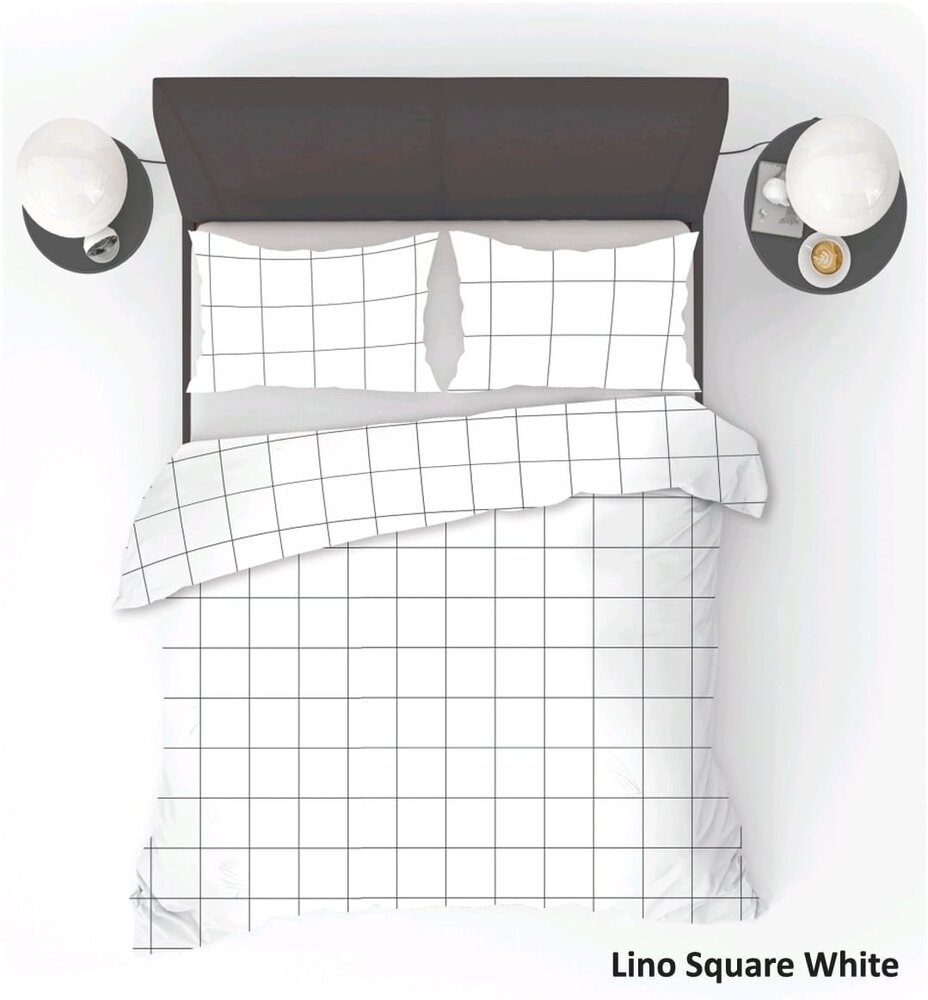 Refined Bedding Lino Duvet Cover White