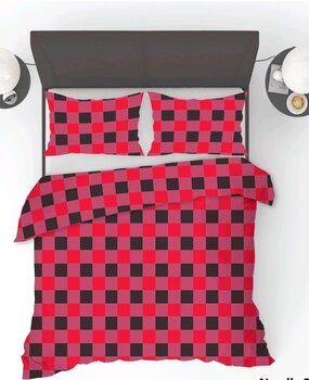 Refined Bedding Bettbezug Nordic Red