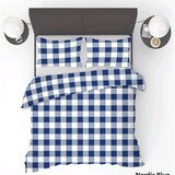 Refined Bedding Bettbezug Nordic Blue