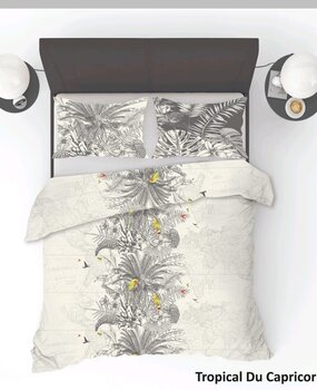 Refined Bedding Dekbedovertrek Tropical Du Capricorn