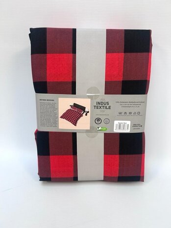 Refined Bedding Nordischer roter Bettbezug Refined Bedding Nordischer roter Bettbezug