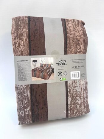 Refined Bedding Bettbezug „Cocktail Wood“ in Pastelltönen