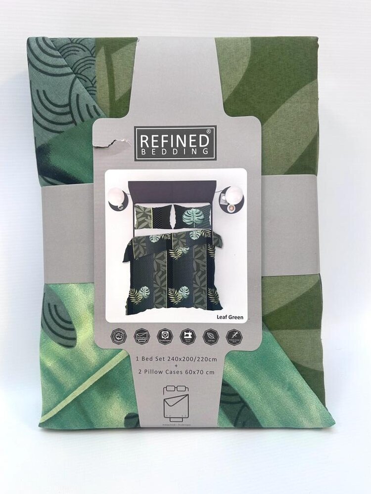 Refined Bedding Duvet cover Leaf Green