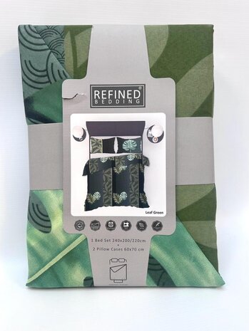 Refined Bedding Duvet cover Leaf Green