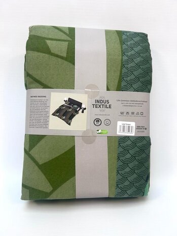 Refined Bedding Leaf Groen Dekbedovertrek