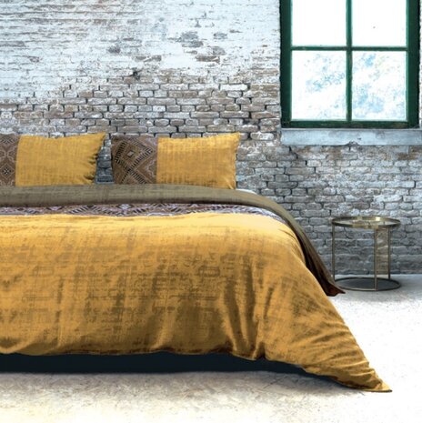 Refined Bedding Avenue Gelber Bettbezug