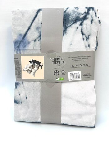 Refined Bedding Snow Leopard Duvet Cover