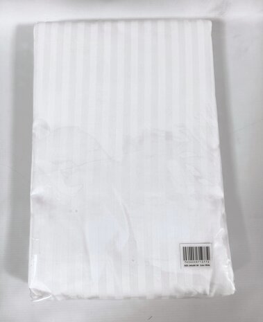 Beau Maison Hotellinnen Wit Satin Stripe (bulk packing) Beau Maison Hotellinnen Wit Satin Stripe (bulk packing)