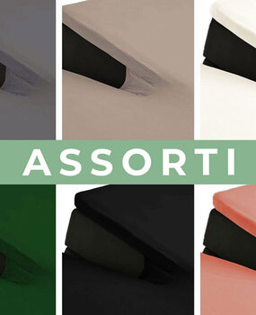 Beau Maison Assorti Split Topper Dubbel Jersey Hoeslaken