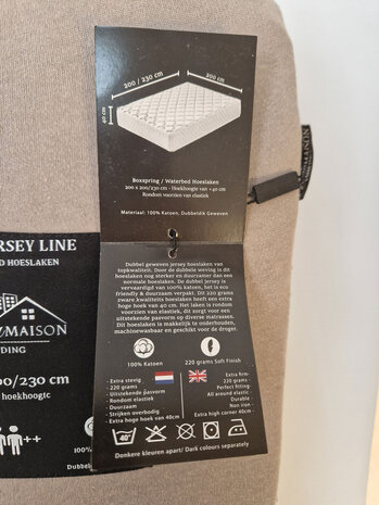 Beau Maison Double Woven Jersey Fitted Sheet Assorted Beau Maison Double Woven Jersey Fitted Sheet Assorted