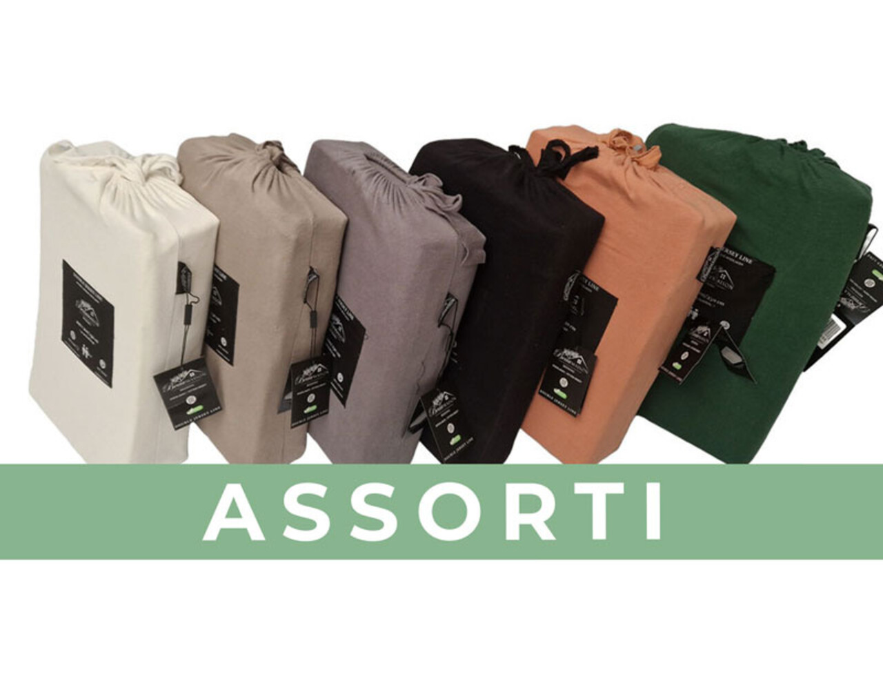 Beau Maison Double Woven Jersey Fitted Sheet Assorted Beau Maison Double Woven Jersey Fitted Sheet Assorted