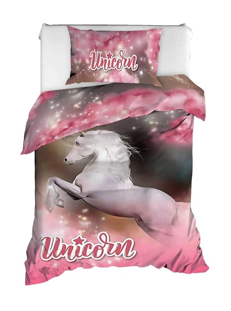 Beau Maison Satin Duvet Cover Unicorn - Children's Duvet Cover