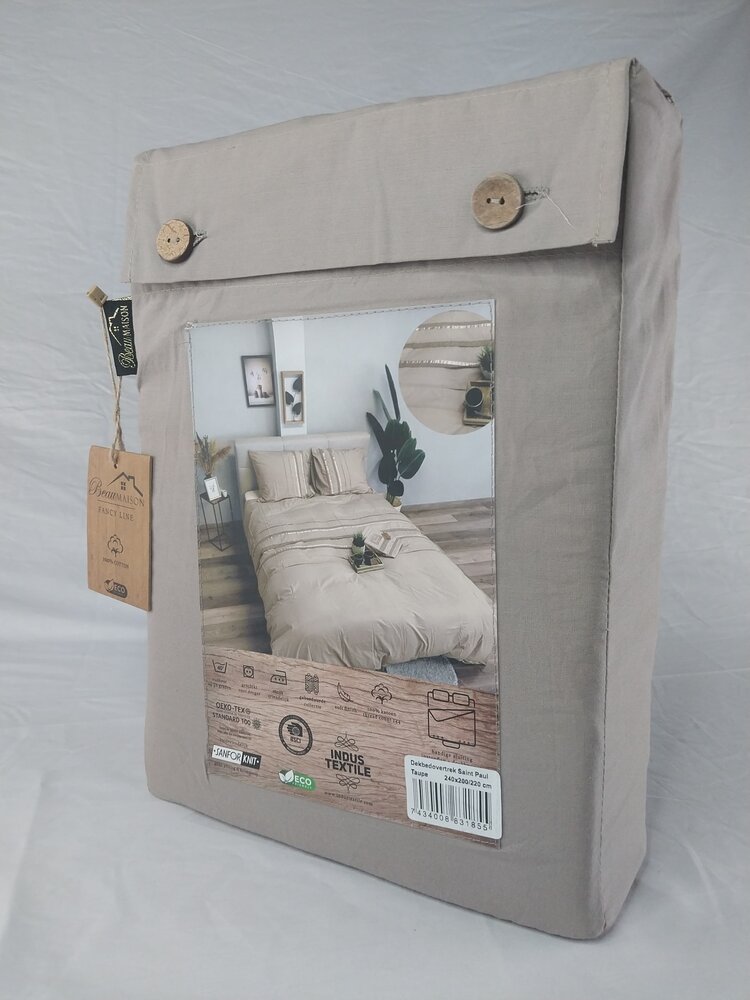 Beau Maison Bettbezug Saint Paul Taupe