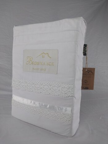 Beau Maison Dekbedovertrek Saint Paul White Beau Maison Dekbedovertrek Saint Paul White