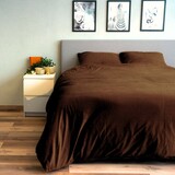 Beau Maison Velvet Dekbedovertrek Coffee Brown